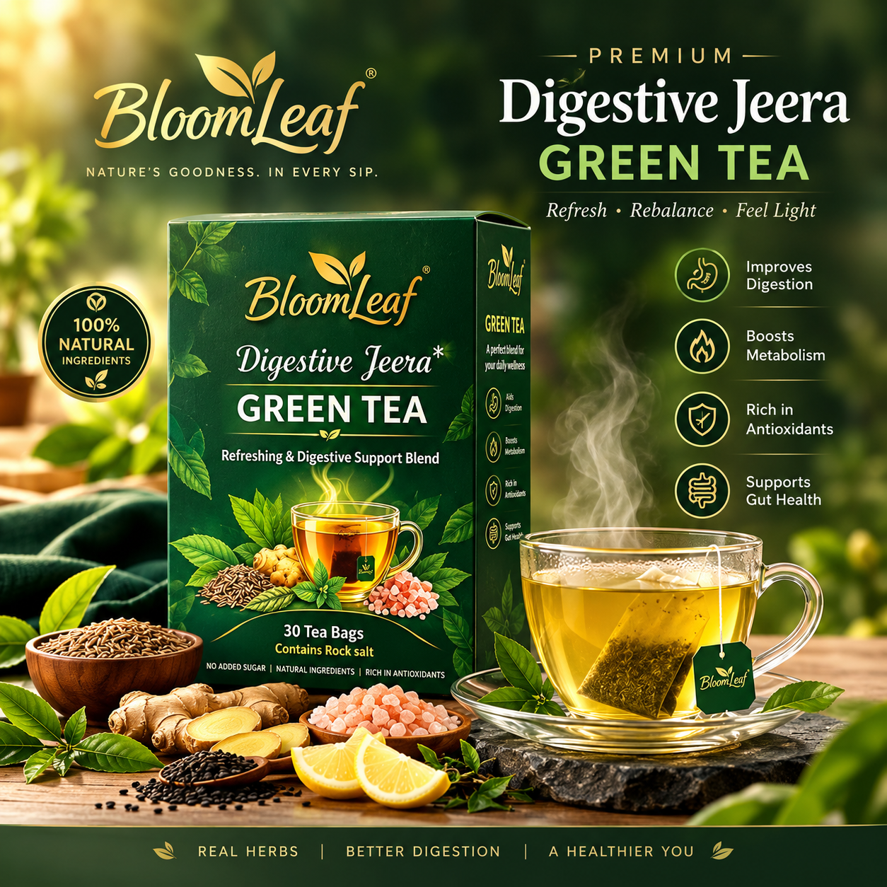 Digestive Jeera Green Tea
