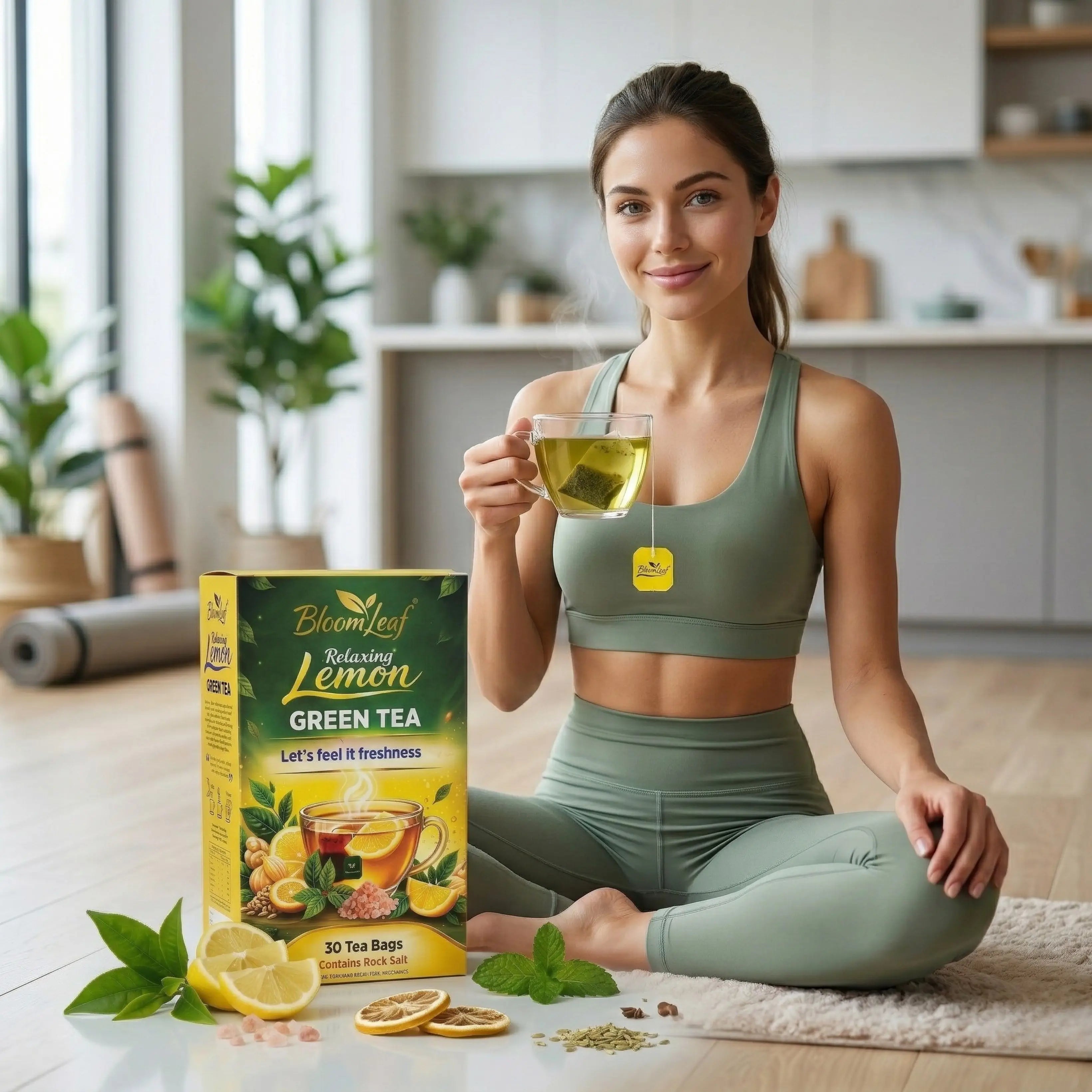 Relaxing Lemon, Green Tea